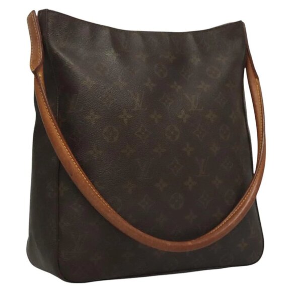 LOUIS VUITTON Monogram Looping GM Shoulder Bag M51145 LV Auth